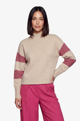 Lizzy gebreide top | Khaki