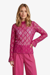 Leena top | Bright Pink