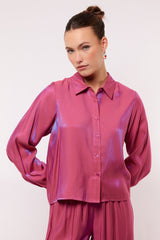 Tazzy blouse | Berry Fuchsia