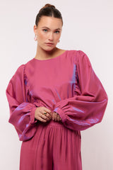 Tes top | Berry Fuchsia