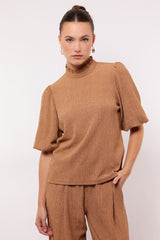 Geneva top | Tawny Camel