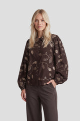Summi blouse | Mocha Brown