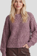 Fenni trui | Mocha Brown/Piggy pink