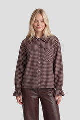 Nura blouse | Mocha Brown