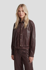 Hillie jacket | Dusky Maroon