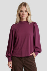 Caro top | Dusky Maroon