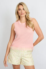 Aiden gebreide top | Blush Peach