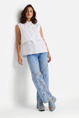 Ella broek | Denim Mid Blue