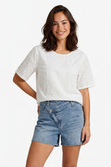 Mae T-shirt | Offwhite