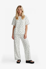 Jacki broek | Offwhite/Black