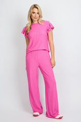Liana broek | Bright Pink