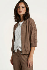 Evia jacket | Walnut