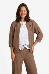 Evia jacket | Walnut