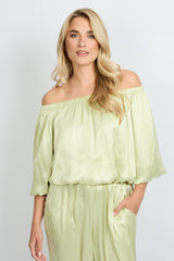 Yulieth top | Vivid Pistache