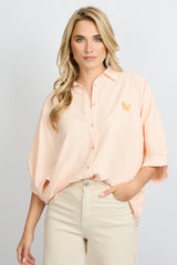 Yomara blouse | Saffron Orange
