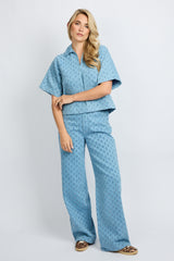 Nira broek | Denim Mid Blue