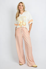 Aster broek | Sand/Saffron Orange