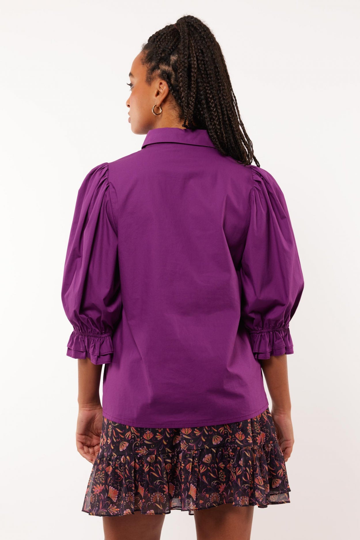 Fraya blouse | Salvia Purple