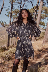 Mille jurk | Black/Gravel